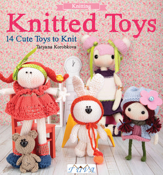KNITTING BOOK - Knitted Toys - 14 Cute Toys to Knit