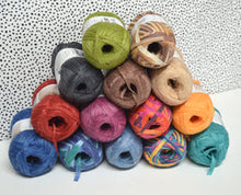 The SUPER DUPER SUEDE-ISH Box - 14 Balls of Assorted Bernat Suede-ish Yarn + 8 FREE DOWNLOADABLE PATTERNS!!