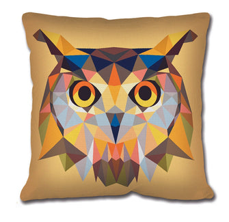 Printed Canvas Tapestry Cushion Kit - Owl
