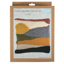 Punch Needle Kit: Cushion: Sunset