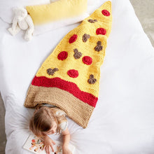 CROCHET PATTERN DOWNLOAD - Bernat Pizza Party Crochet Snuggle Sack