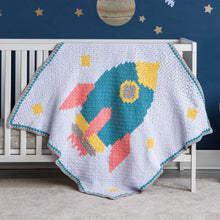 CROCHET PATTERN DOWNLOAD - Bernat Rocket Ship Crochet Baby Blanket