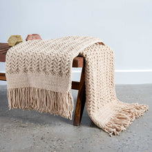CROCHET PATTERN DOWNLOAD - Bernat Herringbone Crochet Blanket