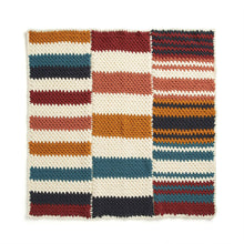 CROCHET PATTERN DOWNLOAD - Bernat Staggered Stripes Crochet Blanket
