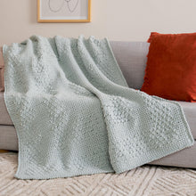 CROCHET PATTERN DOWNLOAD - Bernat Forever Fleece Textured Frame Crochet Blanket