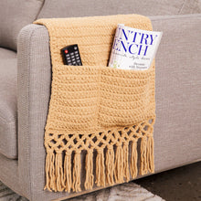 CROCHET PATTERN DOWNLOAD - Bernat Hide-Away Crochet Sofa Caddy