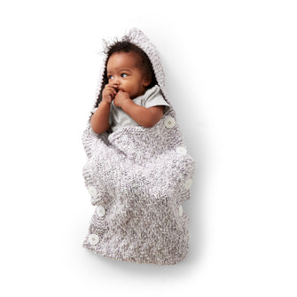 KNITTING PATTERN DOWNLOAD - Bernat Baby Marly Knit Bunting Bag