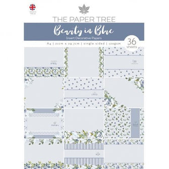 The Paper Tree Beauty in Blue Insert Collection