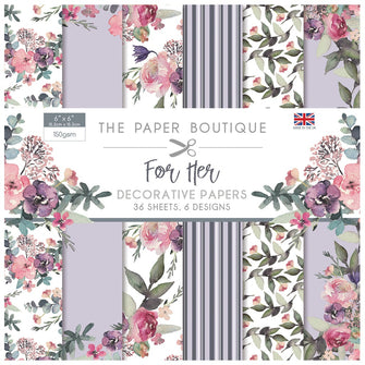 The Paper Boutique For Her 6" x 6" Paper Pad