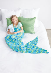CROCHET PATTERN - Blanket - My Mermaid Snuggle Sack