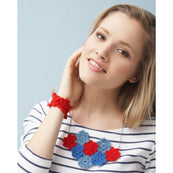 CROCHET PATTERN - Handicrafter Cotton - Floral Necklace & Braclet Crochet Pattern