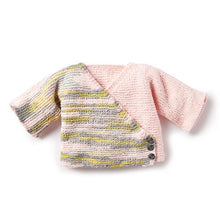 Bernat Knit Colorblock Kimono Cardigan, Up to 24 Mos
