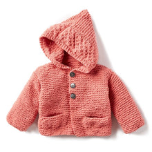 Bernat In The Details Knit Hoodie, Up to 24 Mos