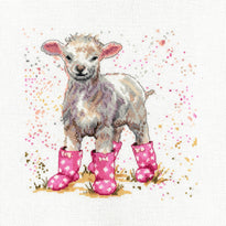 Bree Merryn - Counted Cross Stitch Kit - Lottie The Lamb