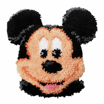 Vervaco Latch Hook Shaped Cushion Kit - Disney: Mickey Mouse PN-0014640