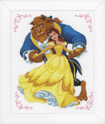 Vervaco Counted Cross Stitch Kit: Disney: Beauty & The Beast PN-0168067