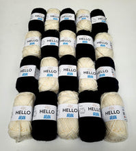 HELLO Aran Monochrome Bumper Pack - 20 x 30g Balls