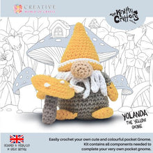 Knitty Critters – Pocket Gnomes – Yellow