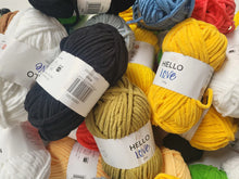 Box of Hello Love yarn 100g balls - 3kg of assorted Hello Love Super Chunky Yarn