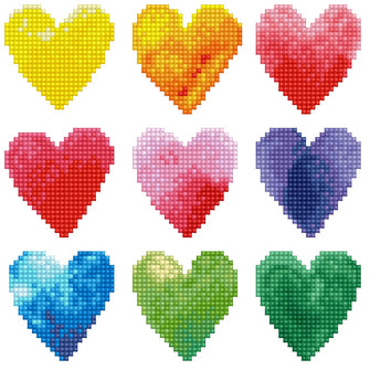 Diamond Painting Kit: Love Rainbow