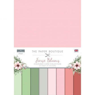 The Paper Boutique Forest Blooms Coloured Card Collection