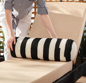 CROCHET PATTERN - Bernat® Maker Outdoor Crochet Backyard Bolster